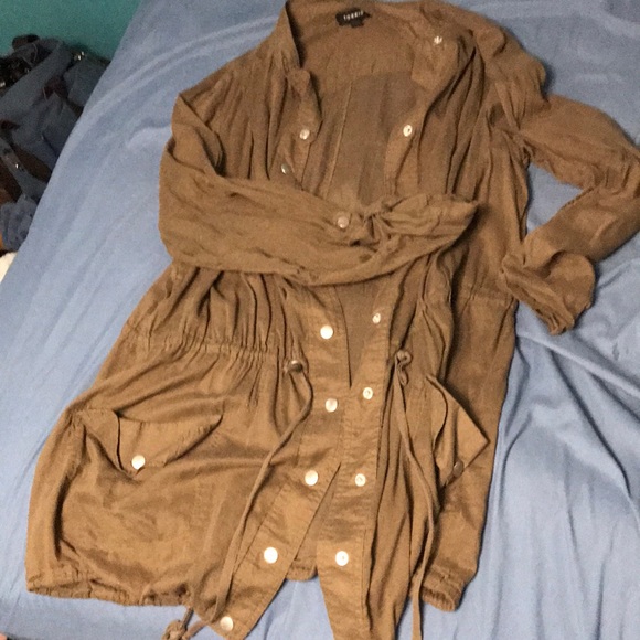 Torrid Military Style Shirt - Picture 1 of 3